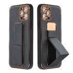 Futera LEATHER Case Kickstand do SAMSUNG Galaxy A25 5G czarny
