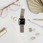 FORCELL F-DESIGN FA03 pasek / opaska do Apple Watch 38/40/41mm zota