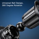FORCELL F-Grip Excelence uchwyt samochodowy do szyby/deski/kratki magnetyczny czarny