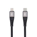 Kabel Blue Star z oplotem ze zczem USB C do Lightning 2,4A
