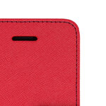 Etui Smart Fancy do Samsung Galaxy S23 czerwono-granatowe