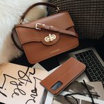 Kabura SMART PRO Book skórzana do IPHONE 16 Pro brązowy