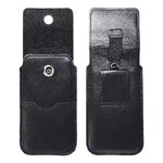 Skrzana uniwersalna wsuwka z klapk - ROYAL / czarny - Rozmiar 2XL - IPHONE 6 PLUS / SAMSUNG A52 / XIAOMI REDMI NOTE 10