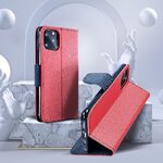 Kabura Fancy Book do HONOR 90 Lite czerwony / granatowy