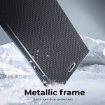 Kabura LUNA Book Carbon do IPHONE 13 PRO MAX czarny