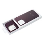 Leather Mag Cover kompatybilne z MagSafe do IPHONE 14 PLUS ciemny fioletowy