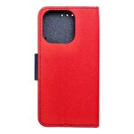 Kabura FANCY Book do IPHONE 16 Pro czerwono granatowy