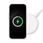 Leather Mag Cover kompatybilne z MagSafe do IPHONE 15 PRO rowy