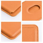 Portfel magnetyczny Leather Mag Wallet pomaraczowy