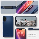 SPIGEN futerał THIN FIT MAG kompatybilny z MagSafe do IPHONE 16 navy blue
