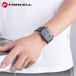FORCELL F-DESIGN FA03 pasek do APPLE Watch 38 / 40 / 41 mm srebrny