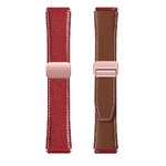 DUX DUCIS pasek YA skrzany 22 mm czerwony