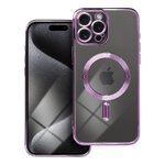 Futera Electro Mag Cover kompatybilny z MagSafe do IPHONE 15 PRO MAX fioletowy
