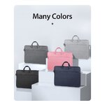 DUX DUCIS torba LBTC na laptop 15.5-16" Horizontal Handbag ciemno szary