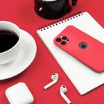 Futera SOFT do IPHONE 15 PLUS czerwony