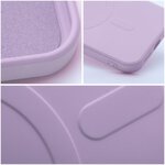 Futerał Silicone Mag Cover kompatybilny z MagSafe do IPHONE 12 PRO różowy