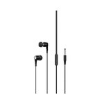 XO słuchawki przewodowe EP21 jack 3,5mm dokanałowe czarne