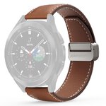 DUX DUCIS pasek YA skrzany 22 mm brzowy