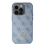 GUESS futera do IPHONE 14 Pro GUHCP14LP4TDSCPB (Crossbody 4G Metal Logo) niebieski