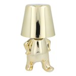 Lampka nocna GOLD MAN Art Deco stojcy (wzr 1) MLTL