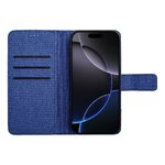 Kabura GOMMA Book do IPHONE 11 niebieski