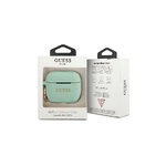 Guess etui do Airpods Pro GUACAPSILGLGN zielone Silicone Glitter