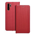 Kabura LUNA Book Carbon do HUAWEI P30 Pro czerwony