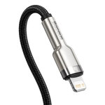 Baseus kabel Cafule Metal PD USB-C - Lightning 1,0 m czarny 20W