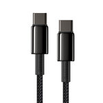 Baseus kabel Tungsten PD USB-C - USB-C 1,0 m czarny 100W
