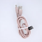 Maxlife kabel MXUC-04 USB - USB-C 1,0 m 3A różowy