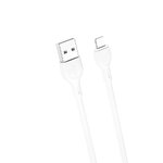 XO kabel NB200 USB - Lightning 1,0m 2.1A biały