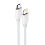 Maxlife kabel MXUC-05 USB-C - Lightning 1,0 m 20W biały