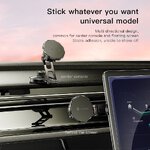 FORCELL F-Grip IronSecure uchwyt samochodowy do szyby/deski magnetyczny czarny
