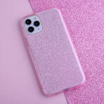 Nakładka Glitter 3w1 do Samsung Galaxy S23 Ultra różowa