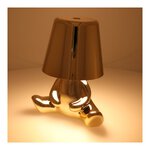 Lampka nocna GOLD MAN Art Deco siedzcy (wzr 7) MLTL