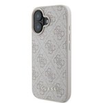 GUESS futerał do IPHONE 16 Plus GUHCP16MG4GFPI (PU 4G Classic) różowy