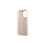 Guess nakładka do iPhone 13 Pro Max GUHCP13XSLTGP różowe hard case Silicone Triangle Logo