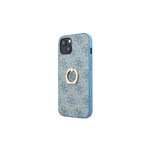 Guess nakładka do iPhone 13 mini 5,4" GUHCP13S4GMRBL niebieski hard case 4G with ring stand