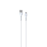 Devia kabel Kintone USB - USB-C 1,0 m 2,1A biały