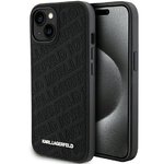 Oryginalne Etui KARL LAGERFELD Hardcase KLHCP15SPQKPMK do iPhone 15 (Quilted Pattern  / czarny)