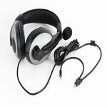 HAVIT słuchawki przewodowe H139d nauszne z mikrofonem stalowo-szare