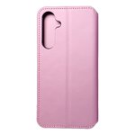 Kabura DUAL POCKET Book do SAMSUNG A55 jasny różowy