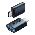 Baseus adapter Ingeniuity USB-C do USB-A 3.1 niebieski OTG