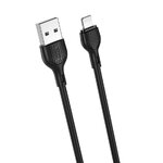 XO kabel NB200 USB - Lightning 1,0m 2.1A czarny