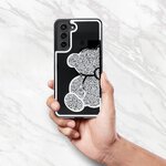 Futerał TEDDY BEAR do SAMSUNG A14 5G srebrny