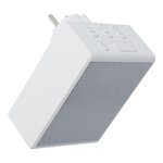 RADIO FM WS-817 W wywietlacz cyfrowy LED biay ART funkcja bluetooth