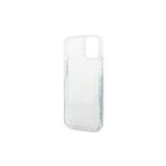 Guess nakładka do iPhone 14 6,1" GUHCP14SLFLSN zielona hardcase Flower Liquid Glitter