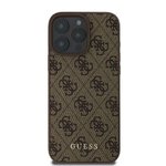 GUESS futerał do IPHONE 16 Pro GUHCP16LG4GFBR (PU 4G Classic) brązowy