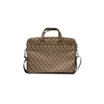 Guess torba do laptopa GUCB15P4TW 15 / 16" brązowa Saffiano Hot Stamp