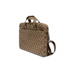 Guess torba do laptopa GUCB15P4TW 15 / 16" brązowa Saffiano Hot Stamp